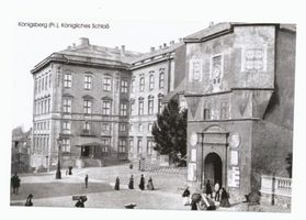 Königsberg (Pr.), Stadtkreis Königsberg Schloßplatz Königsberg (Pr.), Schloßplatz, Schloß mit Schloßwache von der Ostseite Königsberg, Schloß