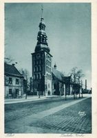 Tilsit, Stadt, Stadtkreis Tilsit  Tilsit,Stadt,  Deutsche Kirche, Ansicht von Westen X 