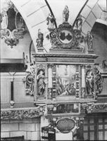 Tilsit, Stadt, Stadtkreis Tilsit  Tilsit, Deutsche Kirche, Holzgeschnitztes Epitaph von 1602 I Tilsit, Deutsche Kirche (Deutschordens-Kirche, Stadtkirche, Alte Kirche)