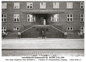 Tilsit, Stadt, Stadtkreis Tilsit Fabrikstraße 67  Tilsit, Polizei