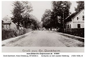 Groß Dankheim, Kreis Ortelsburg