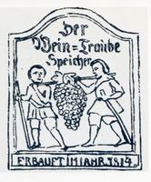 Königsberg (Pr.), Stadtkreis Königsberg  Königsberg (Pr.), Speichermarke  Der Weintraube Speicher  