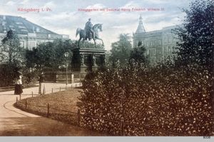Königsberg (Pr.), Stadtkreis Königsberg Paradeplatz Königsberg, Königsgarten, Friedrich Wilhelm III Denkmal 
