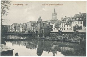 Königsberg (Pr.), Stadtkreis Königsberg  Königsberg (Pr.), An der Schmiedebrücke Königsberg, Schmiedebrücke