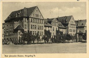 Königsberg (Pr.), Stadtkreis Königsberg  Königsberg (Pr.), Kaserne, 3. Komp. I. (Preuß.) Infanterie Regiment II Königsberg, Kasernen, Militärisches