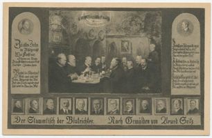 Königsberg (Pr.), Stadtkreis Königsberg  Königsberg (Pr.), der Stammtisch der  Blutrichter  nach Gemälden von Arwed Seitz 