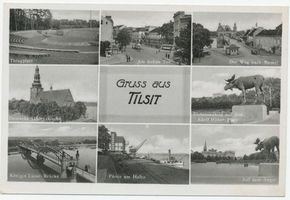 Tilsit, Stadt, Stadtkreis Tilsit  Tilsit, Potpourri-Ansichskarte Tilsit, Potpourri-Ansichtskarten
