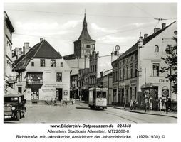 Allenstein, Stadtkreis Allenstein Richtstraße