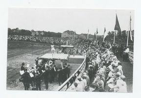 Tilsit, Stadt, Stadtkreis Tilsit  Tilsit, Heimatfest 22.-24.08.1930, Hindenburg-Stadion, Vorführung Tilsit, Hindenburg-Stadion