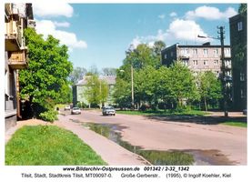 Tilsit, Stadt, Stadtkreis Tilsit Große Gerberstraße  Tilsit, Bereich südl. Lindenstr., südl. Fabrikstr., Stiftstr., Sommerstr., Luisenallee, östl. Jakobsruh