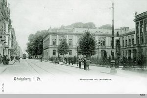 Königsberg (Pr.), Stadtkreis Königsberg Straße der SA Königsberg, Königstraße mit Landeshaus Königsberg, Landeshaus