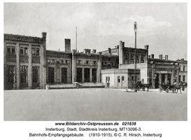 Insterburg, Stadt, Stadtkreis Insterburg Bahnhof