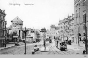 Königsberg (Pr.), Stadtkreis Königsberg Fritz-Tschierse-Platz (fr. Gesekusplatz) Königsberg, Gesekusplatz 