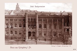 Königsberg (Pr.), Stadtkreis Königsberg Münchenhofplatz Königsberg, Städtisches Realgymnasium II Königsberg, Schulen