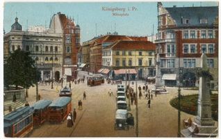 Königsberg (Pr.), Stadtkreis Königsberg Münzplatz Königsberg, Münzplatz XV - coloriert Königsberg, Münzplatz