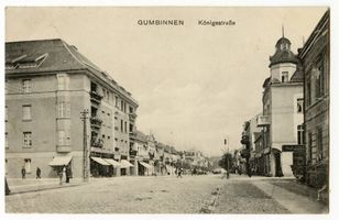 Gumbinnen, Stadt, Kreis Gumbinnen Adolf-Hitler-Straße (fr. Darkehmer Straße bzw. Königstraße) Gumbinnen, Königstraße III 