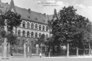 Königsberg (Pr.), Stadtkreis Königsberg Litauer Wallstraße Königsberg, Städtisches Waisenhaus 