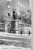 Königsberg (Pr.), Stadtkreis Königsberg Kantstraße (fr. Prinzessinstraße) Königsberg, Kaiser Wilhelm Denkmal III Königsberg, Schloß