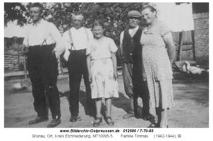 Grünau Kr. Elchniederung, Ort, Kreis Elchniederung