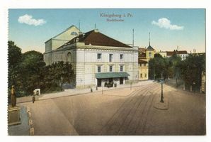 Königsberg (Pr.), Stadtkreis Königsberg Paradeplatz Königsberg (Pr.), Stadttheater XIV Königsberg, Stadttheater