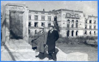 Königsberg (Pr.), Stadtkreis Königsberg Paradeplatz Königsberg (Pr.), Universität nach der Zerstörung II Königsberg, Zweiter Weltkrieg und das Ende