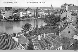 Königsberg (Pr.), Stadtkreis Königsberg Münzstraße Königsberg, Schloßteich 1870 Königsberg, Schloßteich