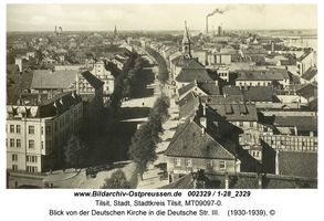 Tilsit, Stadt, Stadtkreis Tilsit Deutsche Straße  