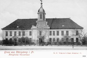 Königsberg (Pr.), Stadtkreis Königsberg Am Sackheimer Tor Königsberg, Königliches Waisenhaus Königsberg, Stiftungen und Wohltätigkeits - Anstalten
