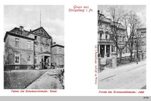 Königsberg (Pr.), Stadtkreis Königsberg  Königsberg, Palais des Kommandierenden 